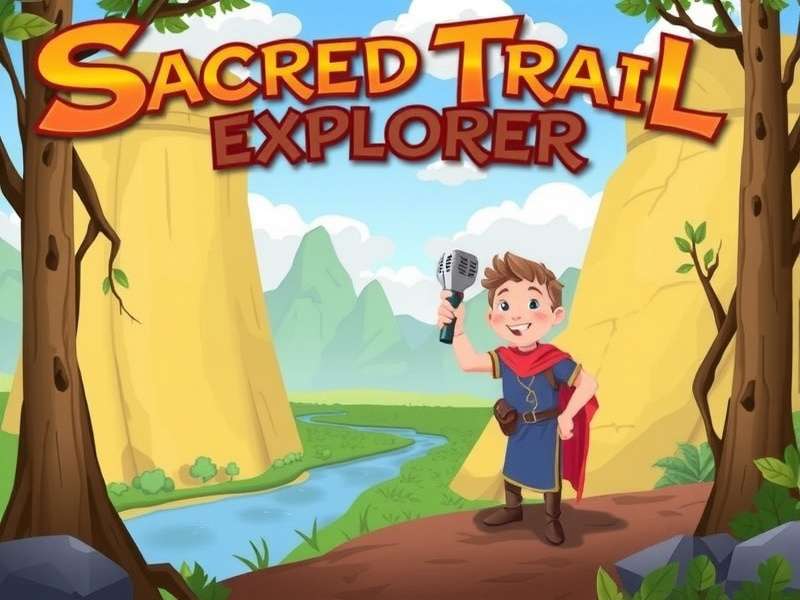 Sacred Trail Explorer Game Banner